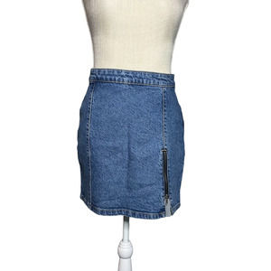 We the Free Free People Jean Denim Skirt Size 6 NWT